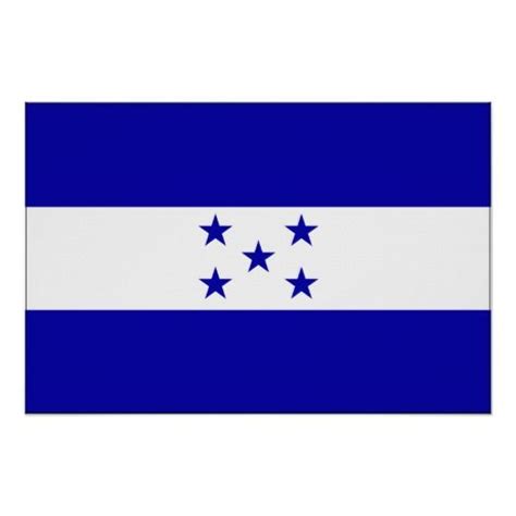 Honduras Flag Poster | Honduras flag, Flag, Personalized flag