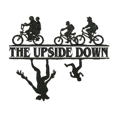 Stranger Things The Upside Down Embroidery File Design Trendy