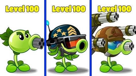 Pvz 2 Challenge Team 5 Plant Level 100 Vs 100 Bikini Buckethead