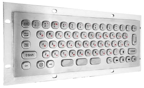 Металлическая антивандальная встраиваемая компактная клавиатура, USB ...