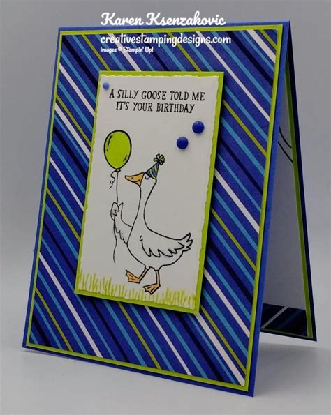 Stampin Up Silly Goose For Amys Inkin Krew Team Blog Hop Creative