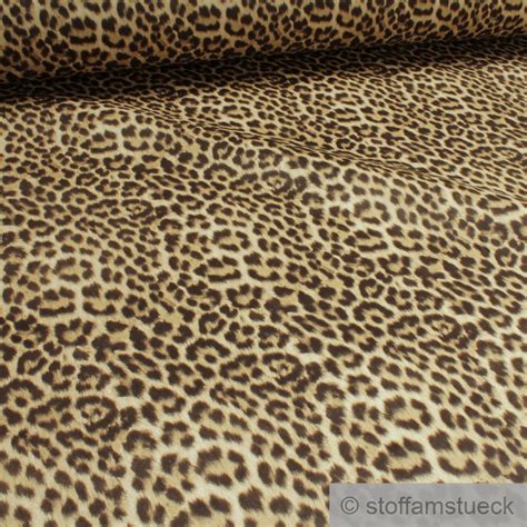 Polyester Samt Leopard Stoff am Stück