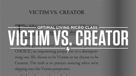 Victim Vs Creator Youtube