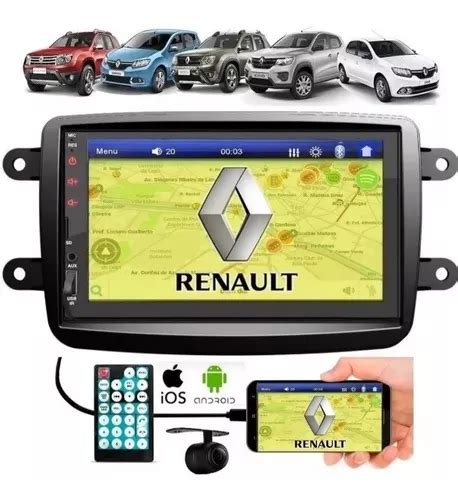 Central Multimidia C Carplay Android Auto P Sandero Kwid