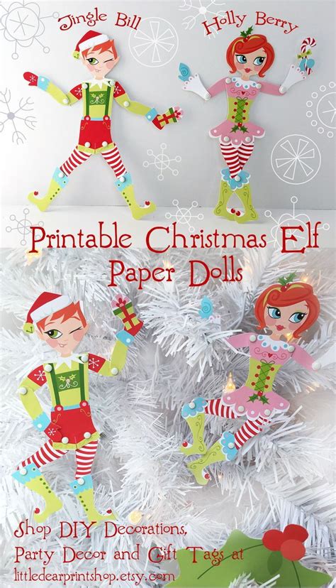 Elf Paper Doll Printable Printable Word Searches