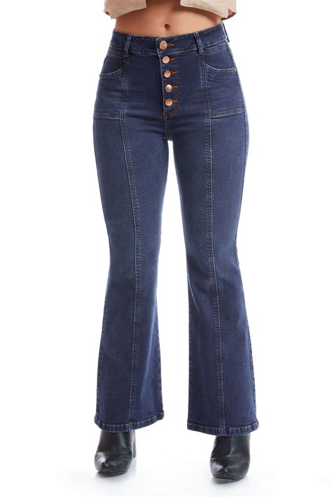 Ripley Jeans Tobillero Flare Mujer Metal Jeans Karibe