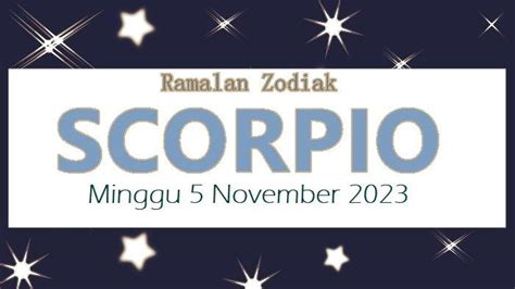 Ramalan Zodiak Scorpio Minggu November Jujurlah Pada Diri