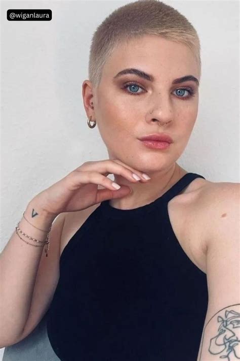 Edgy Buzz Cut Pixie Hairstyle For A Daring And Super Short Appearance