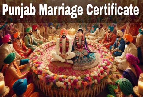 Punjab Marriage Certificate 2024 Online Apply And Download