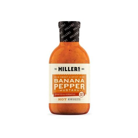 Miller’s Spicy Banana Pepper Mustard Is An Irresistible And Convenient Sauce For Topping Cutlets