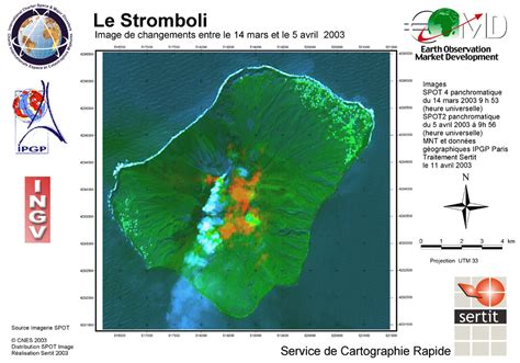 Stromboli Volcano Eruption - Activations - International Disasters Charter