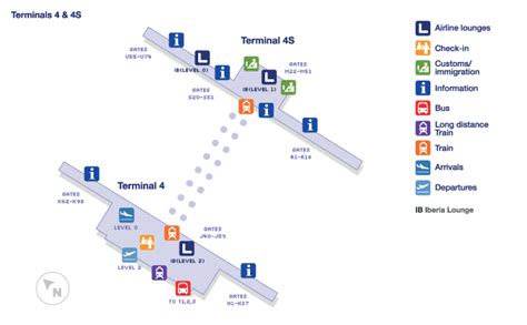 Madrid International Airport Map