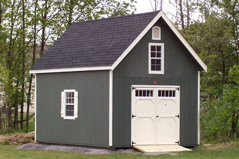 Storage Sheds - Two Story - Traditional - Shed - New York - by Wood-Tex Products | Houzz