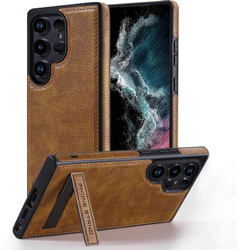 Amazon.com: Newhalper for Samsung Galaxy S25 Ultra Case Leather
