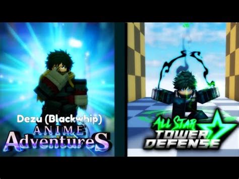 Who Did It Better Deku Blackwhip Anime Adventures Vs All Star