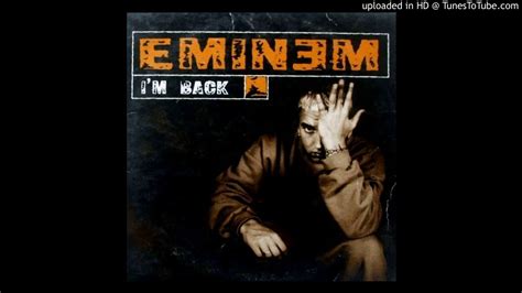 Eminem Im Back Radio Edit Version Youtube