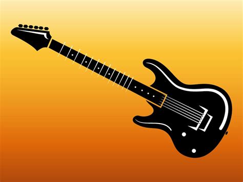 Electric Guitar Footage Vector Art Graphics Freevector