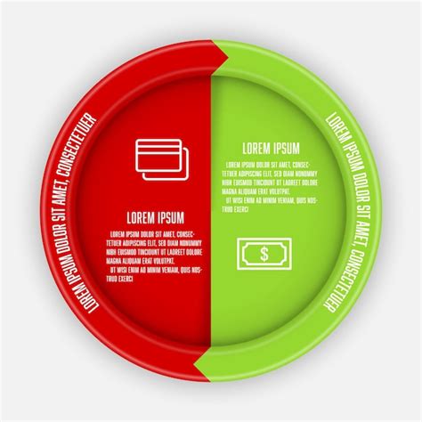 Diagrama de proceso de plantilla de círculo infográfico de conjunto de