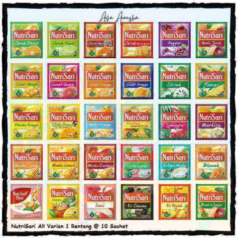 Jual Nutrisari All Varian 1 Renteng 10 Sachet Markisa Di Seller Aya