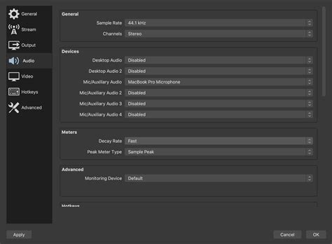 OBS Studio Configuration For An RTMP Broadcast With 2 Languages