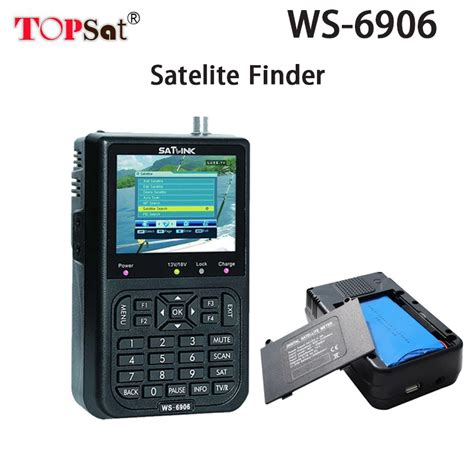 Satlink WS 6906 DVB S FTA Digital Satellite Finder Meter Satellite ...
