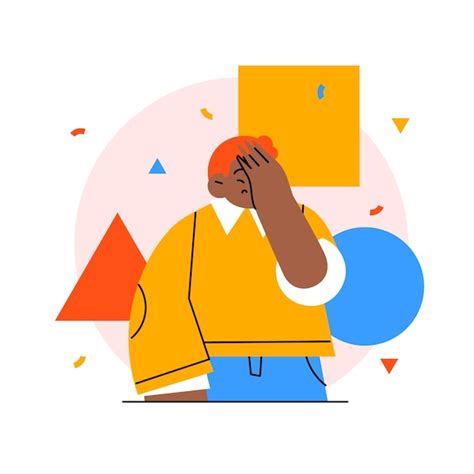 Free Vector | Hand drawn facepalm illustration