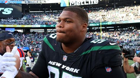 Quinnen Williams Jets Agree To Massive Extension After Holdout Report