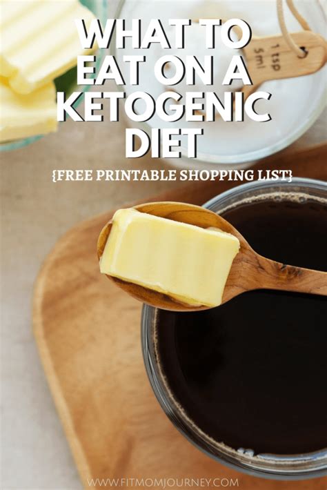 What To Eat On A Ketogenic Diet Fit Mom Journey