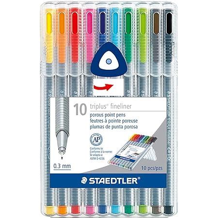 Staedtler 334 SB20 0 3 Mm Triplus Fineliner Pen Assorted Colours