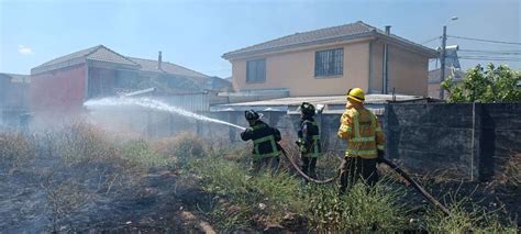 Una Casa Afectada Deja Gran Incendio De Pastizal Y Matorral En Rancagua