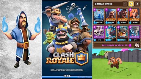 ARENA SELVÁTICA ARENA 9 CLASH ROYALE MAZO DE MAGOS YouTube