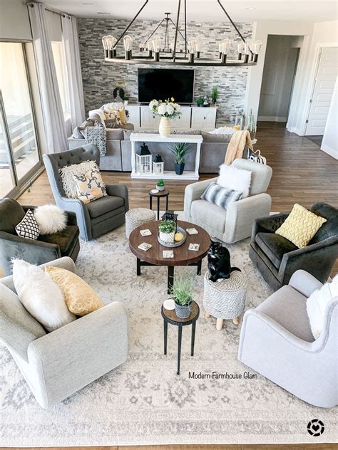 Living Room Furniture With Links At ModernFarmhouseGlam Glam Living