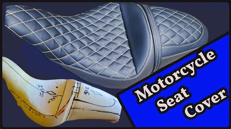 How To Make A Motorcycle Seat Cover With Diamonds Youtube