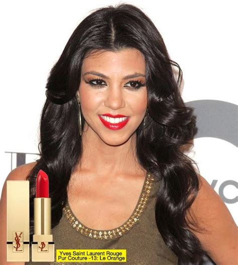 Ysl Lipstick In 13 Rouge Pur Couture Kourtney Kardashian Kourtney