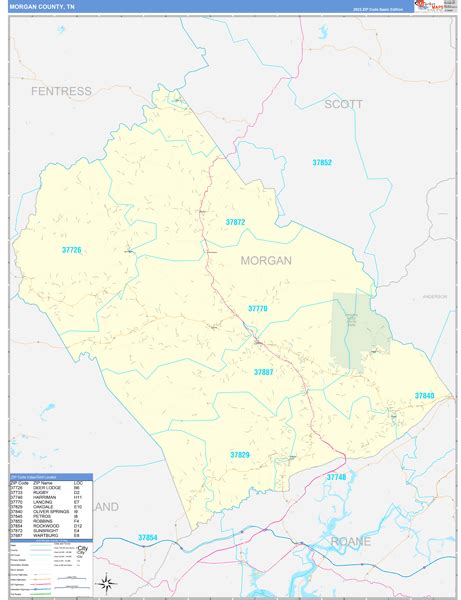 Morgan County, TN Map Book - Basic