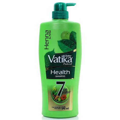 DABUR Шампунь с хной и амлой (Vatika Naturals Health) купить по низким ...