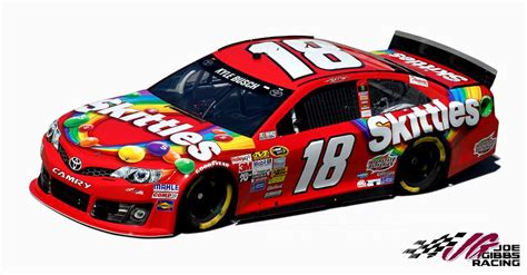 Kyle Busch Skittles Car | Wall Options