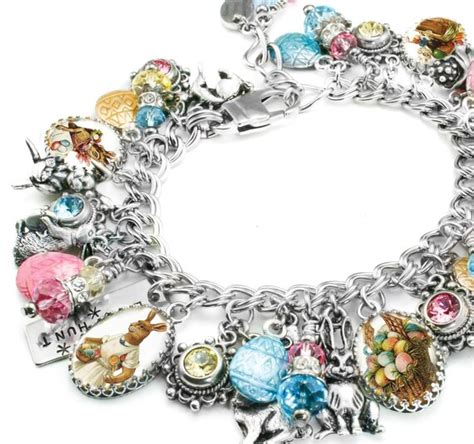 Easter Charm Bracelet Easter Jewelry Bunny Jewelry Easter Etsy