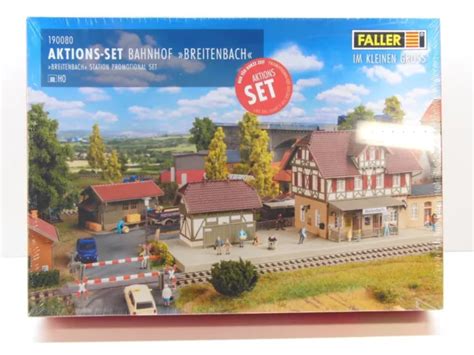 FALLER H0 190080 Bausatz Bahnhof Breitebach Ungebaut NEU In OVP