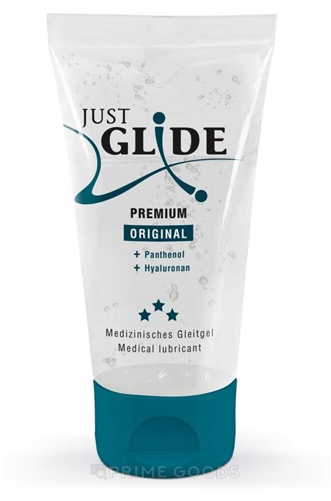 Купить Гель-смазка Just Glide Premium гиалуроновой кислотой и ...