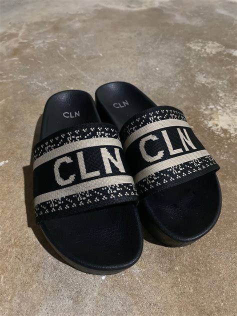 Cln Platform Slides Sandals Mens Fashion Footwear Slippers