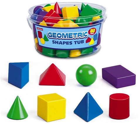 3 D Geometric Shapes Tub Lakeshore Learning 3 D Shapes Shapes