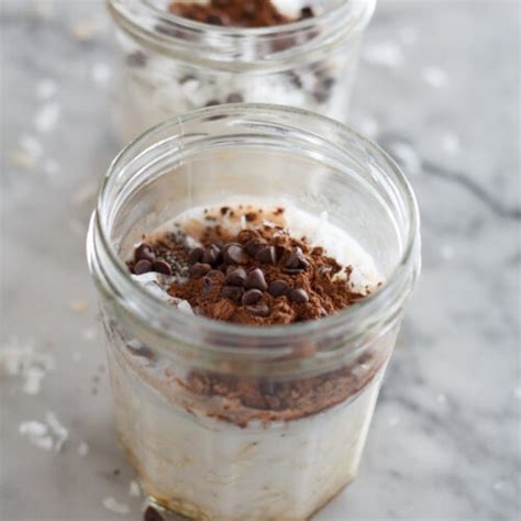 Quick And Easy Chocolate Coconut Overnight Oats A Bountiful Kitchen