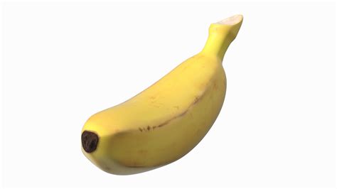 3D Old Ripe Baby Banana Model TurboSquid 1807011