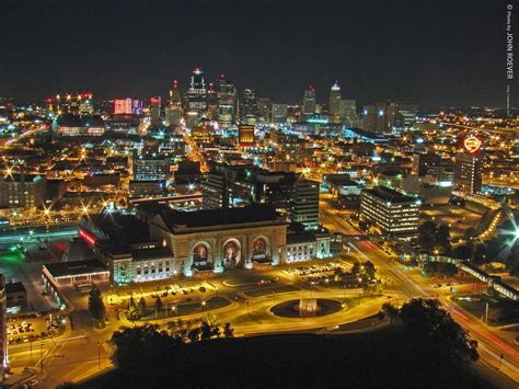 Kansas City At Night 846 Pm 3 Sept 2010 View Of Kansas Flickr