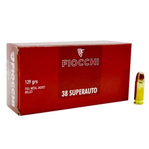 FIOCCHI Cal 38 Super FMJRAM 129g 365 M S 709080 PBDionisioCo