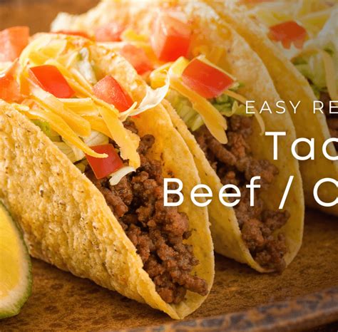 Easy Taco Recipe The Rose Kitchen