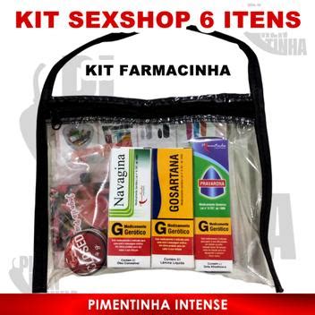 Kit Farmacinha Sex Shop Erótico Adultos 7 Itens Revenda Pimentinha Intense Pleasures