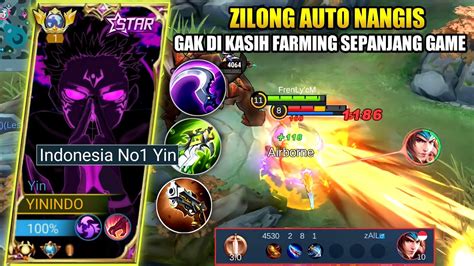 Permainan Agresif Dari Global Yin Buat Jungler Zilong Kena Mental