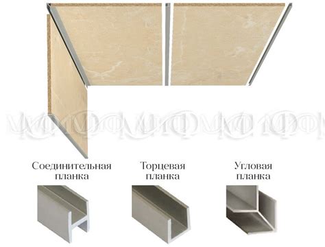 Планки для стеновых панелей - МиФ / МиФ